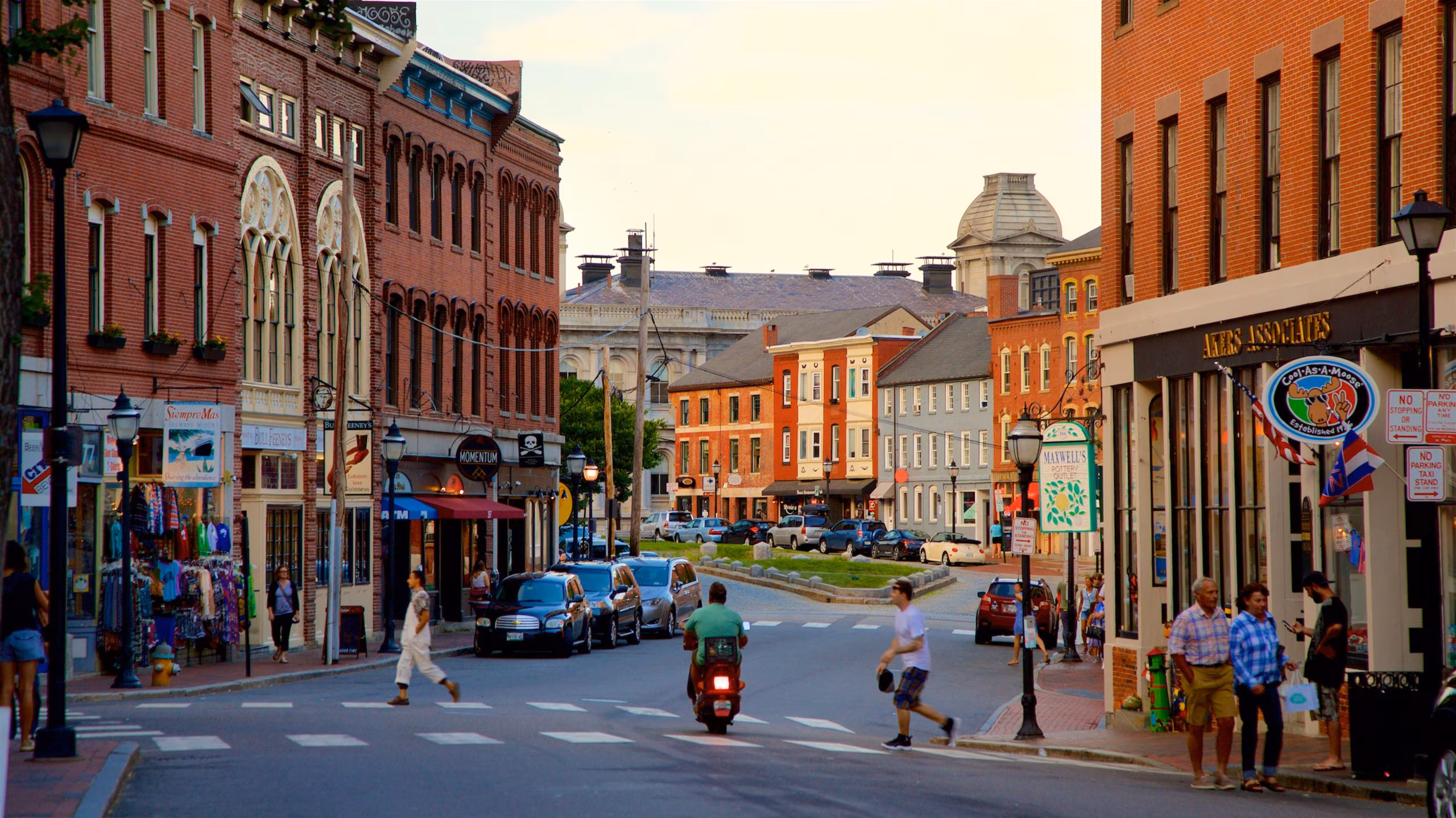 Old port district Portland